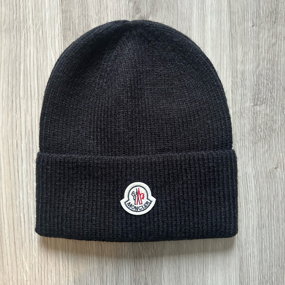 Black Moncler Beanie